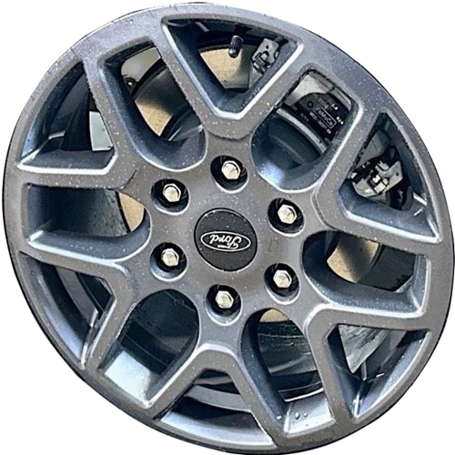 Ford Ranger 2024 charcaol painted 17x7.5 aluminum wheels or rims. Hollander part number ALY95888U30, OEM part number N1WZ1007V
